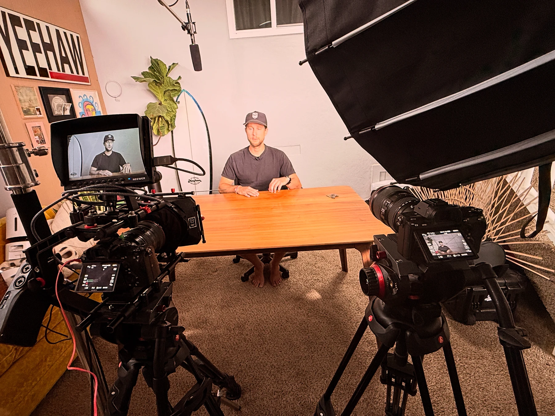 A real Stoking Fire production, with professional camera and lighting